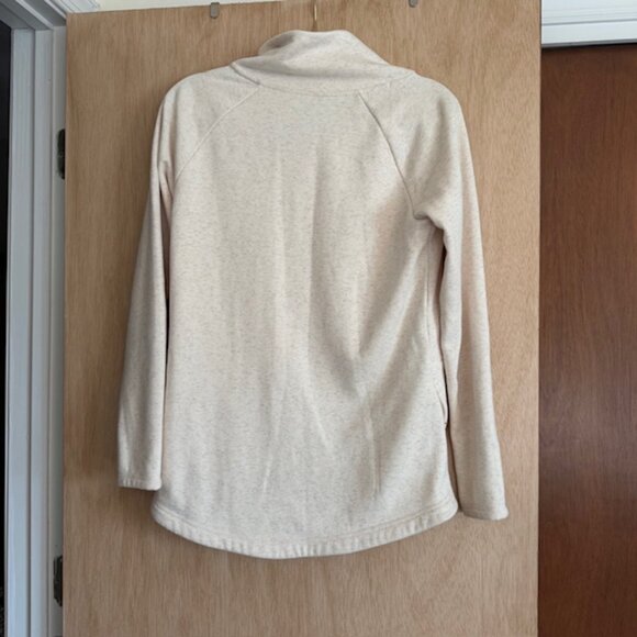 Athleta Cozy Karma Oatmeal Pullover Soft‎ Long Sleeve Sweatshirt New Size XS - Picture 6 of 6